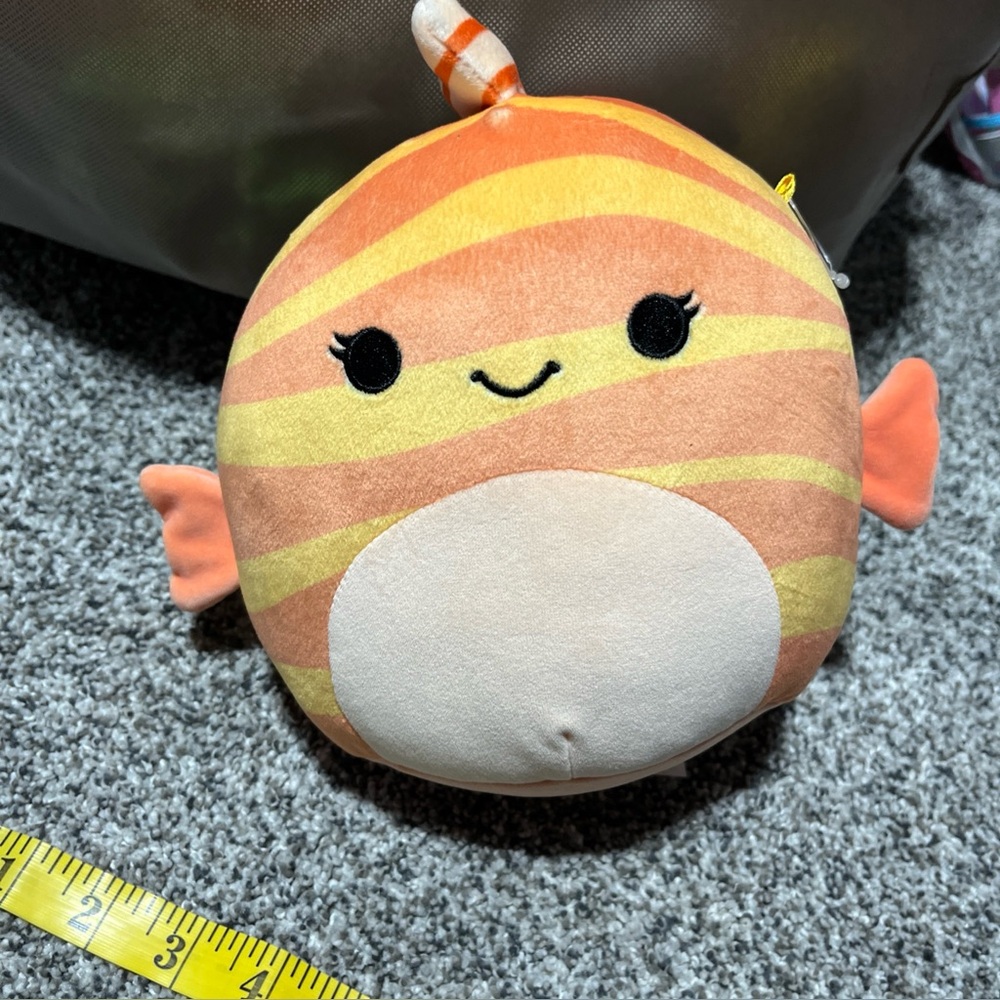Squishmallows Lucienne the Orange & Yellow Lion Fish 7"